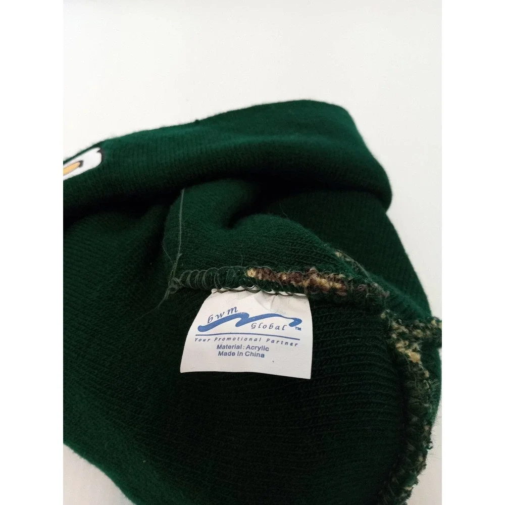 Cal Poly SLO camouflage knit cap with pom pom